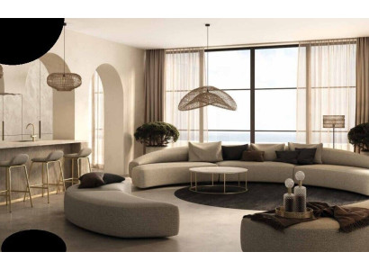 Ecksofa U-Form xxl Sofas Wohnlandschaft Sofa Garnitur 3tlg. Sofas Rund Couchen