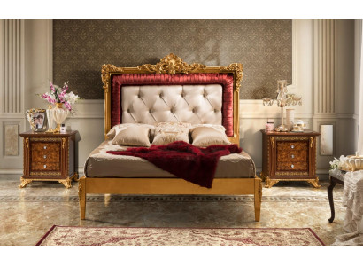 Bett 2x Nachttisch Schlafzimmer Set Designer Luxus Betten Hotel Komplett  3 tlg.
