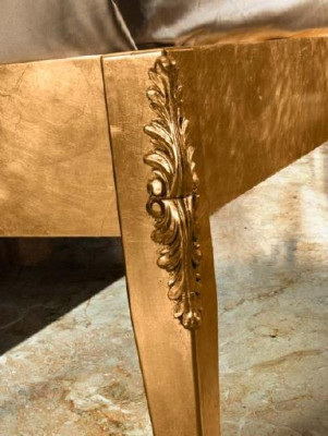 Doppelbett Bett Luxus Betten Holz Bettgestelle Bettrahmen Braun Design Klassisch