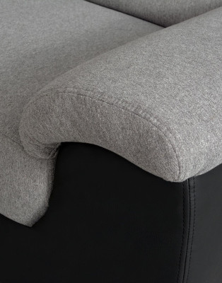 Design Textil Polsterstoff exklusiven Sofas UForm Sofa Ecke Couch modern Couchen