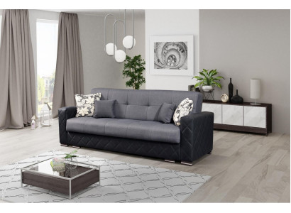 Dreisitzer Luxus Big Sofas Couchen Textil 3 Sitzplatz Sofa Couch Polser Sitz Neu
