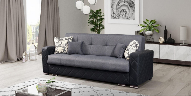 Dreisitzer Luxus Big Sofas Couchen Textil 3 Sitzplatz Sofa Couch Polser Sitz Neu