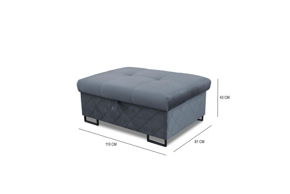 Designer Hocker Polster Wohnzimmer Fußhocker Bank Ottomane Sitzhocker Sitzpouf