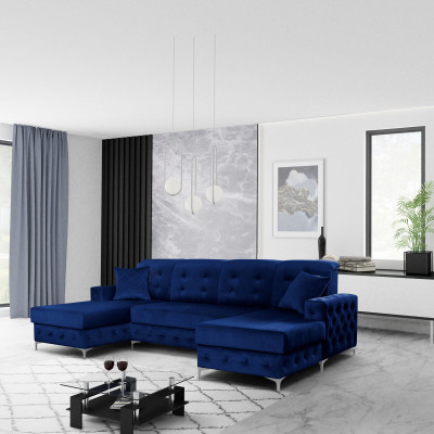 Design Polsterung Textil Sofas Holz Sofa Neu Luxus Möbel Ecksofa U Form Couch