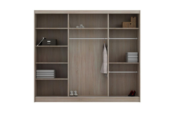Spiegel Schrank Schlafzimmer Schwebe Türen 250cm Kleider Schränke Schiebetüren