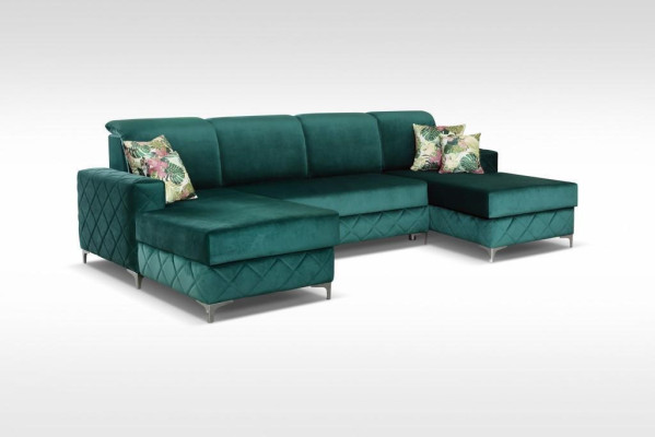 Luxus Sofas Ecksofa U-form Polster Modern Relax Sofas Couch Möbel Wohnlandschaft