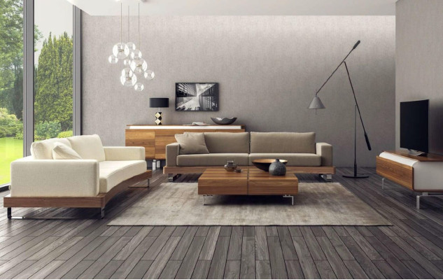 Moderne Couchgarnitur 3+2 Sitzer Luxuriöse Wohnzimmer Sofas Polster-Set