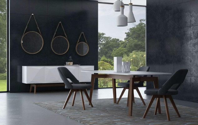 Weißes Sideboard Mit Stauraum Esszimmermöbel Luxus Holzmöbel Modern
