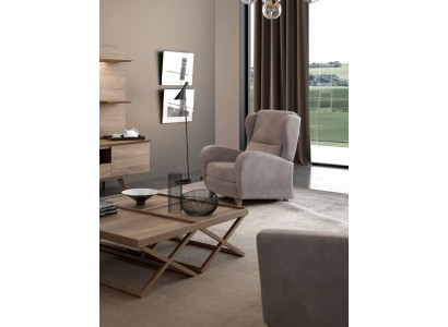 Luxus Relaxsessel Lesesessel Modernes Design Einsitzer Taupe Modern