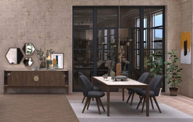 Esszimmerstuhl Luxus Sitzmöbel Küchenstühle Moderner Stil Einsitzer