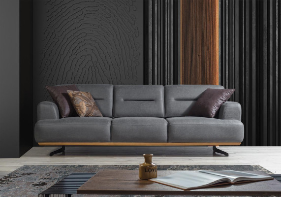 Design Luxus Couch 3 Sitzer Sofa Italienische Stil Wohnzimmer Möbel