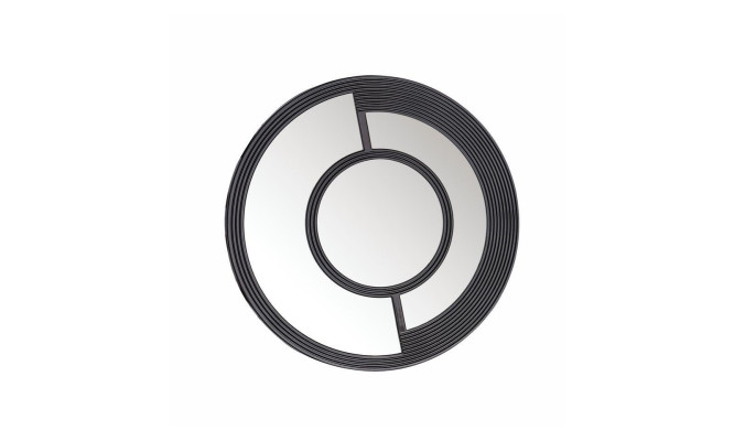 Wandspiegel Rund Speigel Dekorative Modern Design Wohnzimmer Schwarz