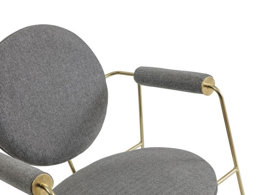 Esszimmerstuhl Designer Stuhl mit Armlehnen Modern Möbel Polsterstuhl