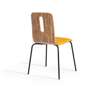 Gelb Stuhl Modern Design Möbel Einrichtung Luxus Esszimmer Stühle Neu