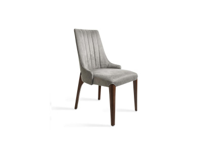 Grau Stuhl Esszimmer Design Moderne Polstersitz Luxus Einrichtung Neu