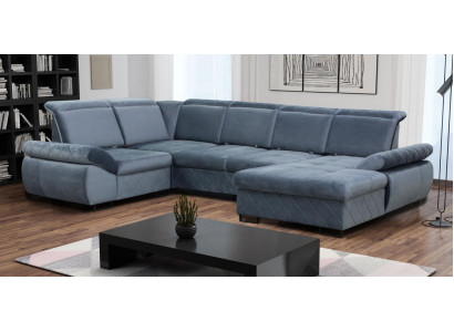 Eck Sofa Couch Polster Leder Sofa Couchen Möbel Neu Wohnlandschaft U Form