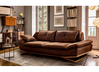 Modern Braun Farbe 3-Sitzer Sofa Komfort und Stil in einem Ensemble neu