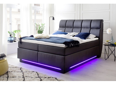 Polsterbett Bett Polstermöbel Designer Doppel Luxus Design 180x200cm Kunstleder