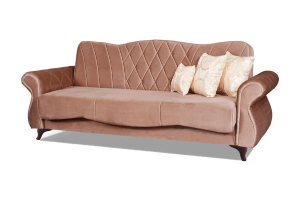 Schlafsofa Polster Sofa Couchen Dreisitzer Textil Neu Sofa 3 Sitzer Sofas Couch
