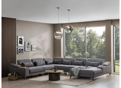 Luxus Sofa U Form Modern Wohnzimmer Ecksofa Polstermöbel Neu Sofa Couch