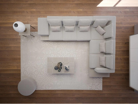 Polstermöbel Grau Sofa Couch L-Form Design Ecksofa Neu Wohnzimmer Couchtisch