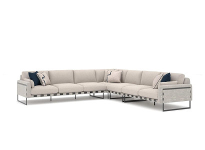 Stoff Ecksofa L-Form Sofa Couch Design Polster Modern Textil Wohnzimmer neu