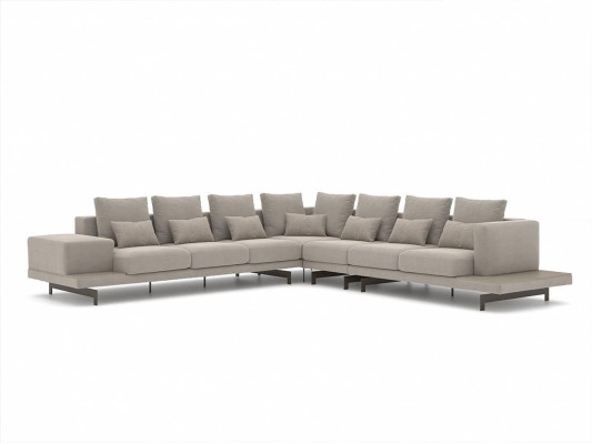 Designer Garnitur Wohnzimmer Ecksofa L-Form Einrichtung Luxus Möbel Neu