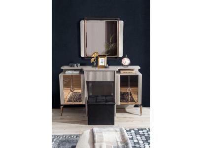  Perfekte Schlafzimmer Set Schminktisch mit Spiegel Design Luxus neu