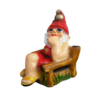 Garten Haus Dekoration Figur Statue Skulpturen Deko Figuren Zwerg Handarbeit K13