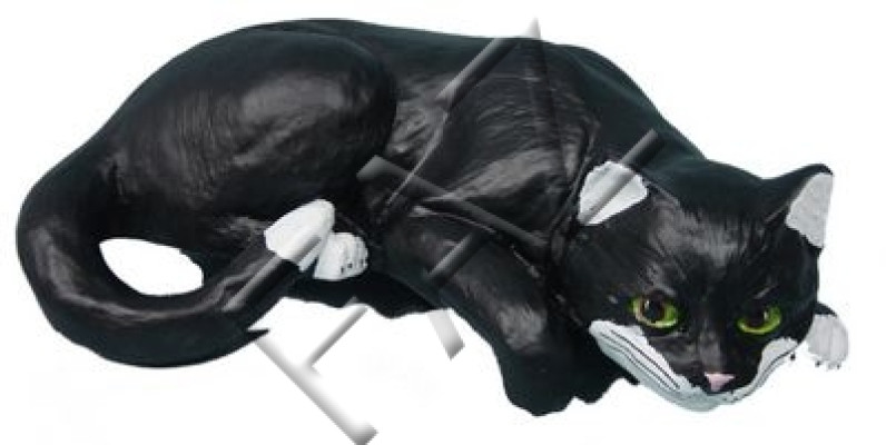 Design Katze Figur Garten Statue Skulptur Figuren Skulpturen Dekoration C180 Neu