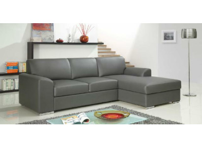 Innovation im Wohnzimmer Ecksofas mit Stoffpolsterung und ausziehbarer Schlaffunktion