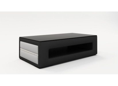 Design Glastisch Couchtisch Beistell Couch Sofa Tische Leder Polster Tisch