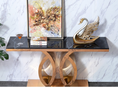 Designer Holz Konsolentisch Tisch Konsole Konsolentische Luxus Konsole