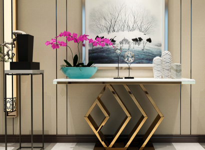 Konsolentisch Beistelltisch Konsole Metall Tischkonsole Tisch Wand