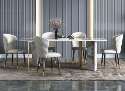 Luxus Moderner Marmor Stil Esstisch Möbel Tische Esszimmer Design Küche