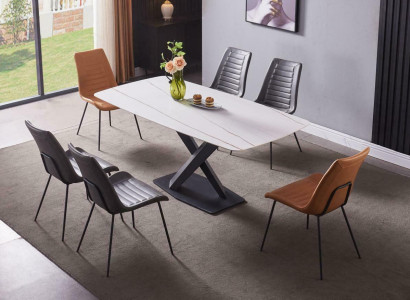 Luxus Esszimmer Tische Tisch Metall Esszimmertisch Moderner Möbel Neu Edelstahl