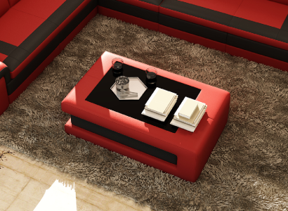 Design Couchtisch Polster Wohnzimmer Beistell Tische Moderner Sofa