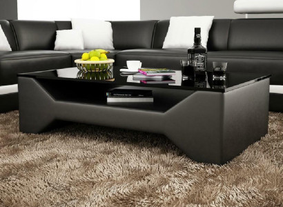 Sofatisch Design Tisch Wonzimmer Glas Leder Sofa Beistell Kaffee Couch