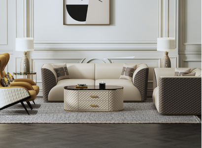 Garnitur 3+2 Sitzer Couchtisch Beistelltisch Wohnlandschaft Sofa Couch 3tlg