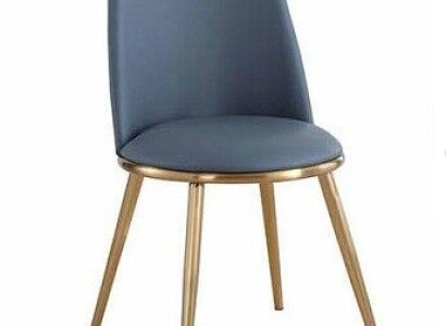 Esstisch Stühle Luxus Stoff Edelstahl Design Stuhl Lehnstuhl Polster Neu