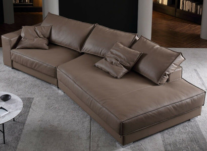 Moderne Sofas Ledersofa Couch Sofa Ecke Design Eck Ecksofa L-form