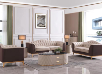 Komplett Set Sofagarnitur 3+2+1 Sitzer Sofa Design Couch Wohnlandschaft