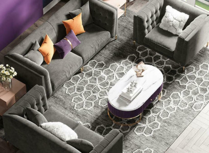 Sofagarnitur 3+2+1 Sitzer Sofa Wohnlandschaft Relax Sitz Design Couch Sofas