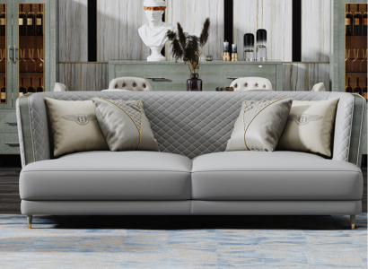 Dreisitzer Couch Polster Design Sofa Sitz Deko Sofas Zimmer Möbel Moderne