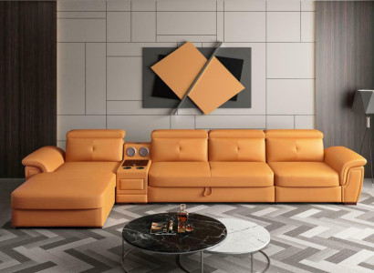 Sofa Couch Ecksofa L-form Polster Modern Sitz Relax Luxus Möbel Wohnlandschaft