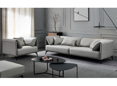 Italienische Design Sofa Sofagarnitur 4+1 Sitzer Couch Polster Möbel