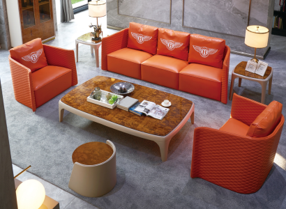 Sofagarnitur 3+1+1 Sitzer Sofas Polster Garnitur Klassische Couchen Kunstleder