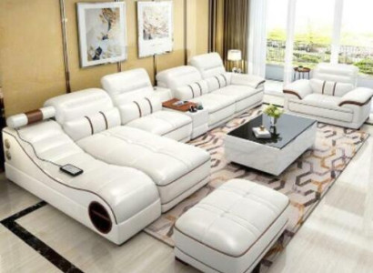 Wohnlandschaft Luxus Sofa Couch Ecksofa L-form Polster Modern Relax Sitz Möbel