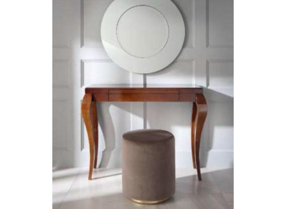 Konsolen Tisch Hocker Schminktisch Sideboard Holz Braun Möbel Tische 2tlg. Set