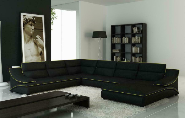 Design XXL Big Ecken Polster Eck Sofa Couch Leder Sofas Garnitur